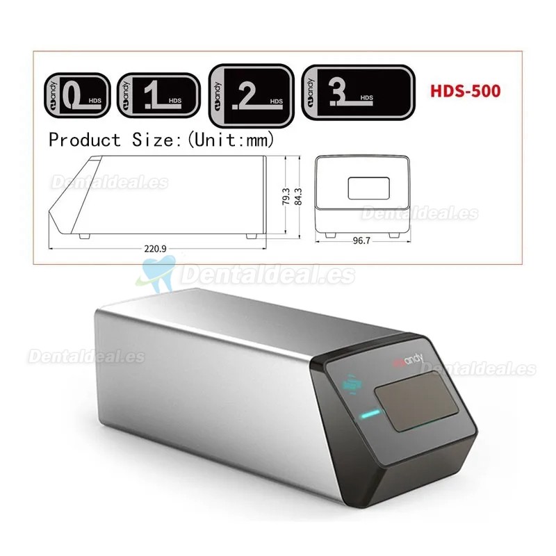 Handy HDS-500 Escáner de Placas Fotoestimulables de Odontología Escáner de Placas Fósforo